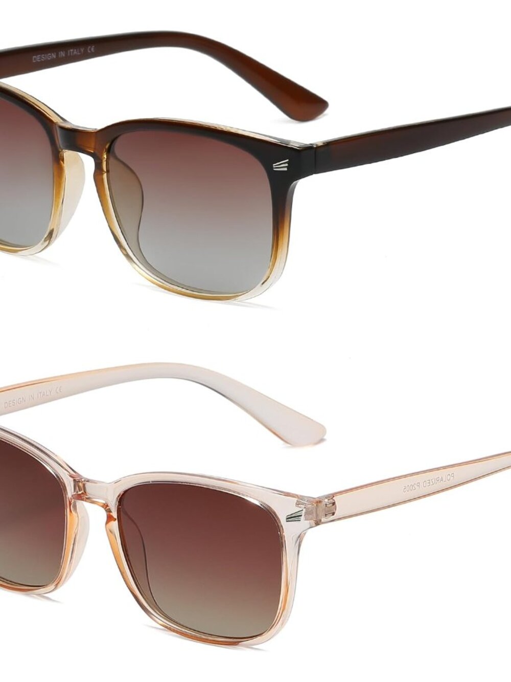 Lightweight Polarized Sunglasses with UV400 Protection for Small to Medium Faces